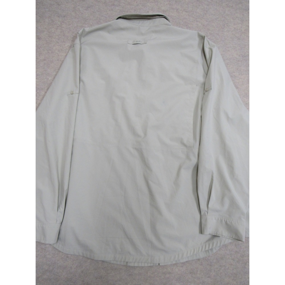 Cabelas Guidewear Fishing Shirt Mens 3XL Tan Long Sleeve UPF 30 Ventilated 3TG - Picture 5 of 7